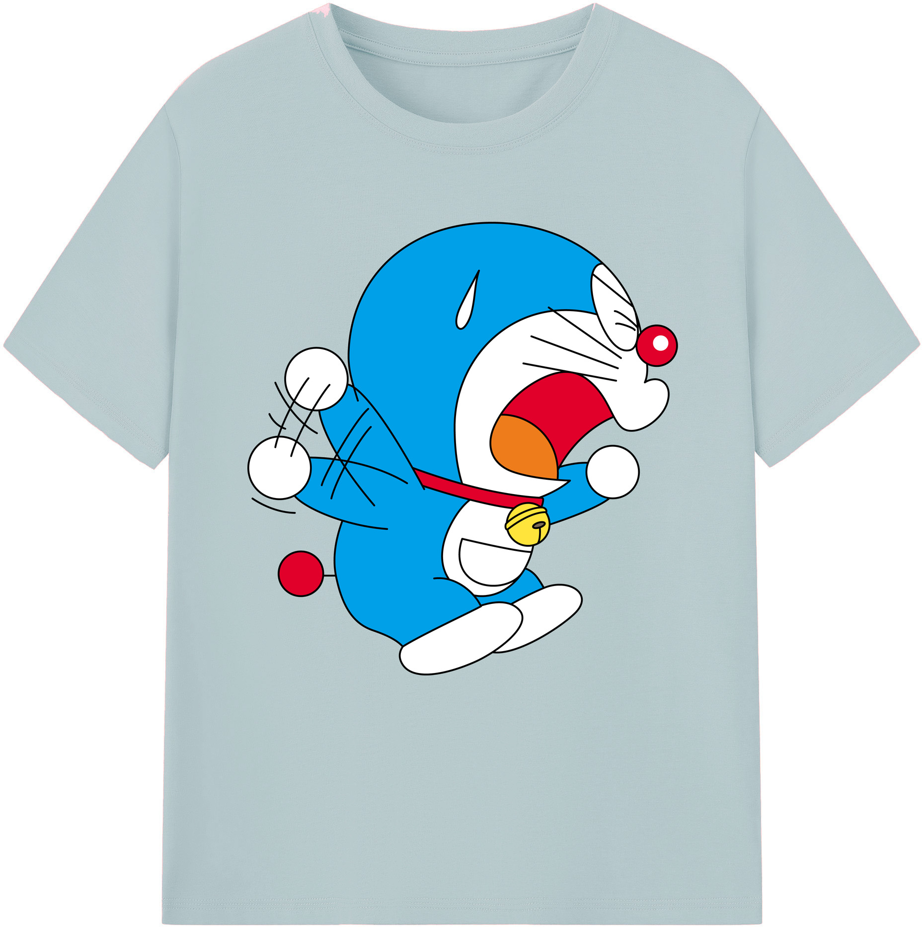 （画像用） ドラえもん Doraemon 綿100％半袖Tシャツ（フロントプリント）
